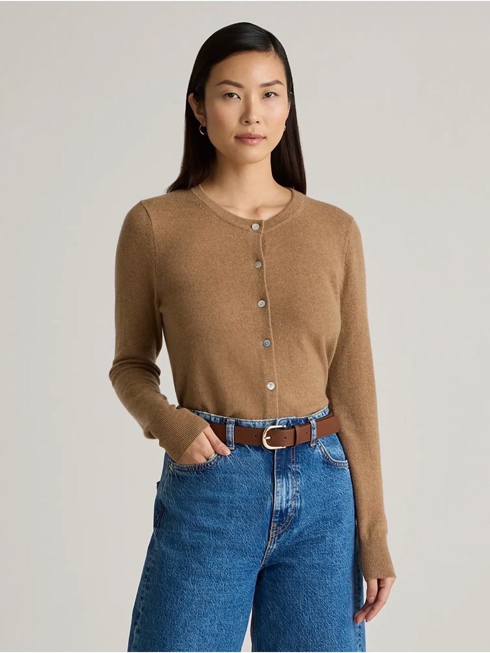 Quince Mongolian Cashmere Cardigan Sweater